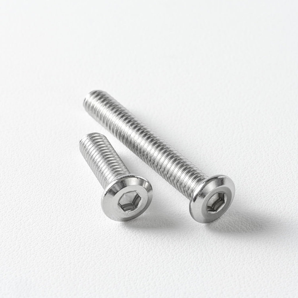 1/4-20 x 1-1/4" (20 Pack) Flat Head Hex Socket Cap Screws Bolts, 304 Stainless Steel 18-8, Hex Drive, Bright Finish, Fully Machine Thread