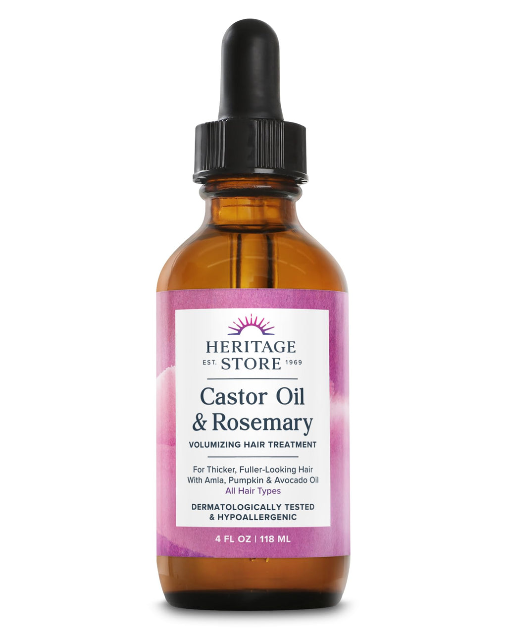 Castor Oil and Rosemary Volumizing Hair Treatment, 4 oz