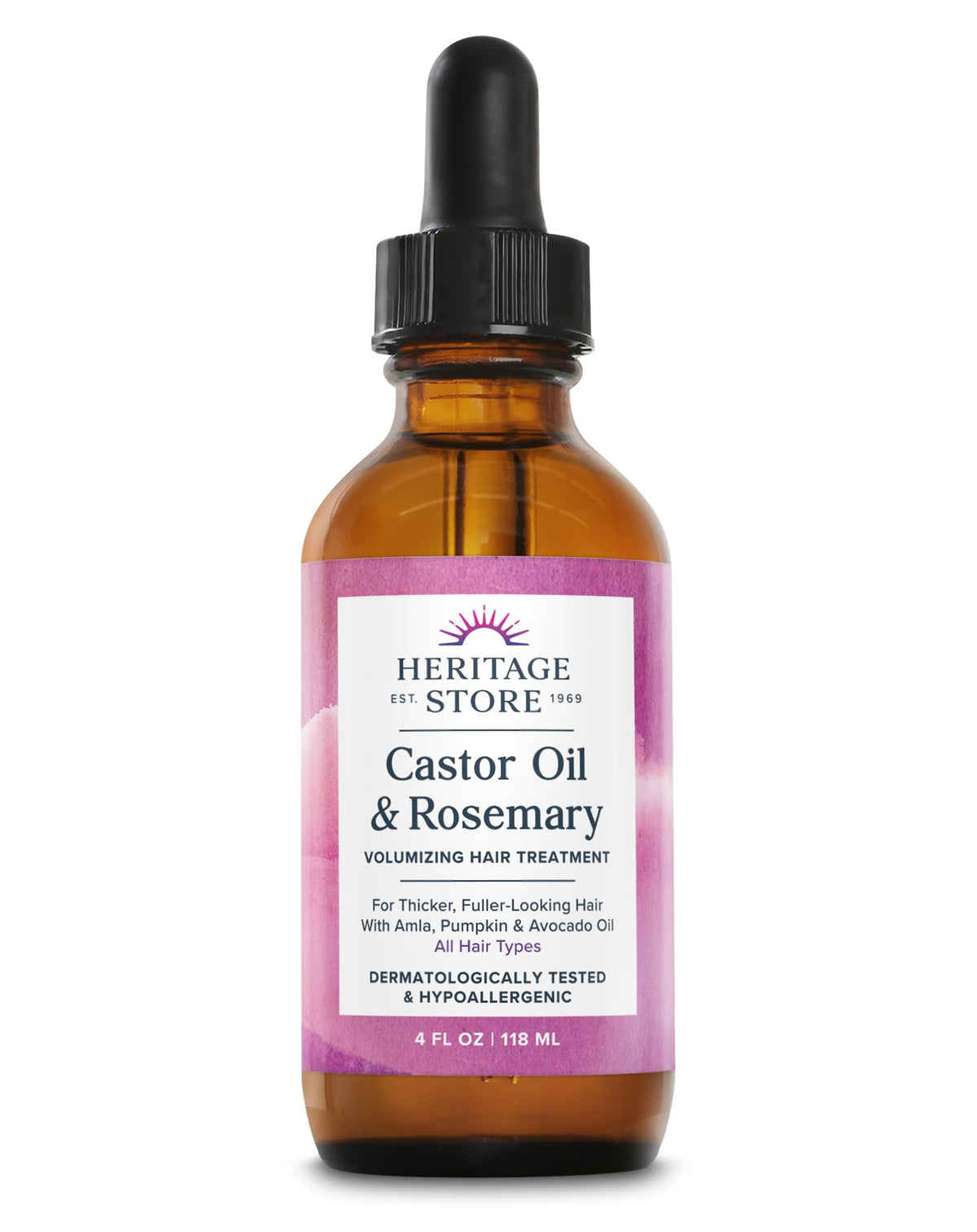 Castor Oil and Rosemary Volumizing Hair Treatment, 4 oz