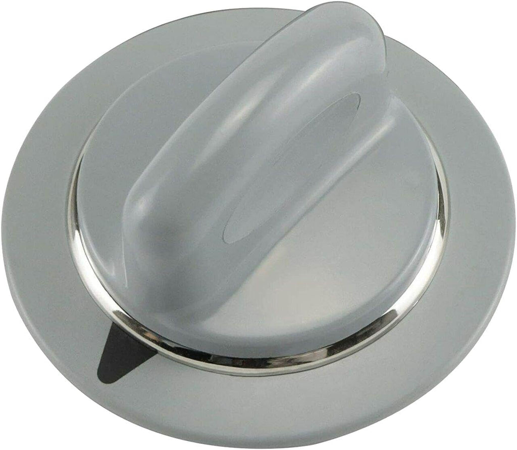 Timer Knob Gray Compatible with GE Dryer Models GTDP200EF1WS