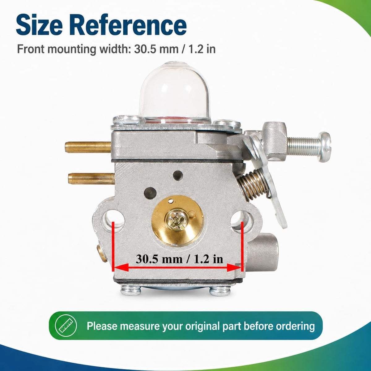 RUIXING OEM M2500 Carburetor for Murray M2550 M2510 MD2500 Trimmer