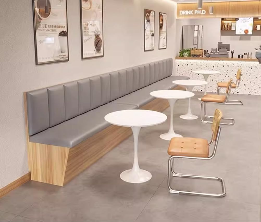 Modern Upholstered Storage Bench with Back - Indoor Loveseat Settee Bench Upholstered Booth Seating with Storage Back