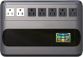 1000VA 500W Offline UPS LCD Battery Backup and Surge Protector for Computer | Gitroso GF1000 Offline Uninterruptible
