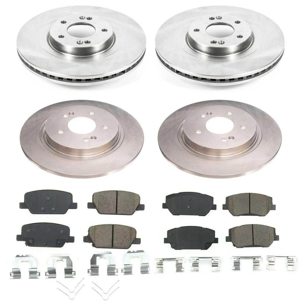 PowerStop Z17 Replacement Brake Pad & Rotor Kit Front & Rear KOE8308