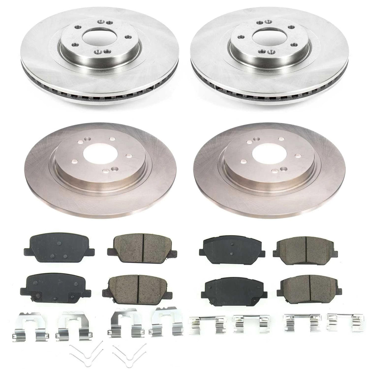 PowerStop Z17 Replacement Brake Pad & Rotor Kit Front & Rear KOE8308