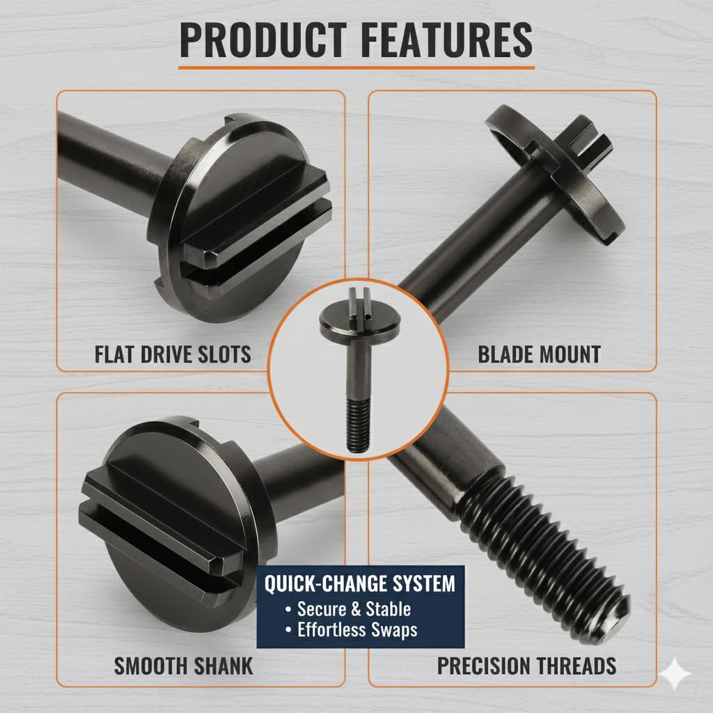 Blade Backing Pad Screw Replacement Compatible with Milwaukee 06-75-0025