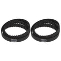 uxcell 2pcs 250XL 037 Timing Belt 125 Teeth Rubber Geared Cogged Belt, 0.37" Width, 0.20" Pitch Mechanical Replacement Belts