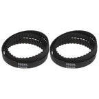 uxcell 2pcs 250XL 037 Timing Belt 125 Teeth Rubber Geared Cogged Belt, 0.37" Width, 0.20" Pitch Mechanical Replacement Belts