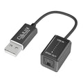 USB A to TOSLINK Optical Audio Adapter, Unidirectional USB Type A to SPDIF Digital Converter, S/PDIF Transmitter for