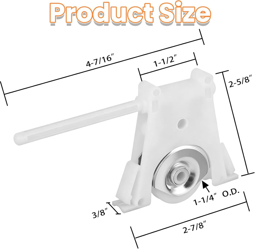 Lower Screen Door Roller for Andersen Sliding Screen Door - Parts 1997310