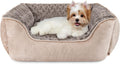 Rectangle Dog Bed for Large Medium Small Dogs - Washable Orthopedic Sofa Bed, Soft Breathable Puppy & Pet Cuddler