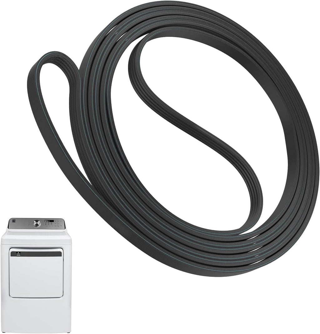 Dryer Drum Belt Dryer Drive Belt Replacement Fit for Maytag Dryers PYE4557AYW PYE2300AYW PYET344AYW PYET244AYW PYET444AYW MED4500MW0 MED5600TQ0 MED5740TQ0 MED5770TQ0 MED6200KW0 MED6500MBK0 MCE8000AYW
