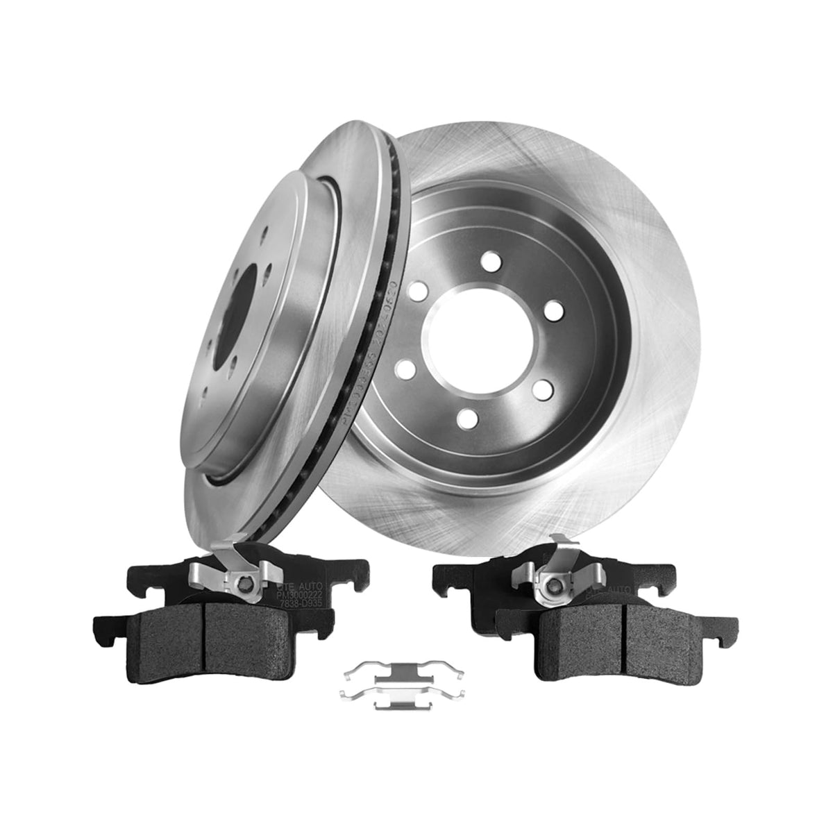 PM Auto Rear Brake Kit Compatible With 2003-2006 Ford Expedition