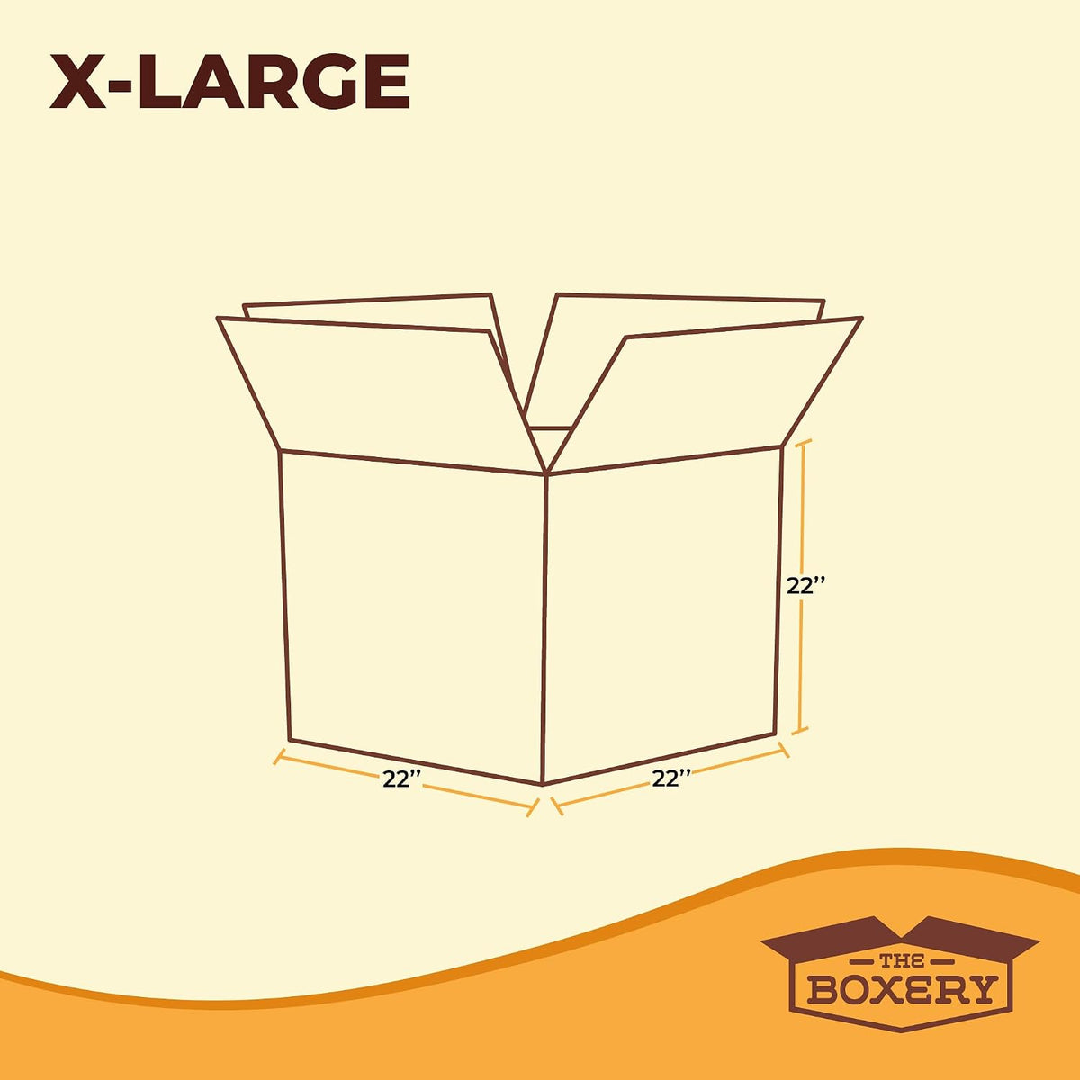 Moving Boxes 10-Pack X-Large | 22x22x22 inch