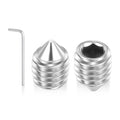 20pcs Cone Point Socket Set Screws-M6-1x8mm 18-8 Stainless Steel