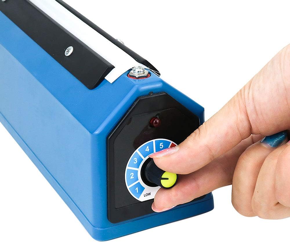 8 Inch Impulse Sealer Handheld Bag Heat Sealing Packaging Machine for Home Resturant Food Storage Heat Seal Closer