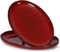 Ceramic Serving Platter Tray - Extra Large Oval 14.5 Inch Porcelain Dinner Plates Long Serving Dish Set - for Party