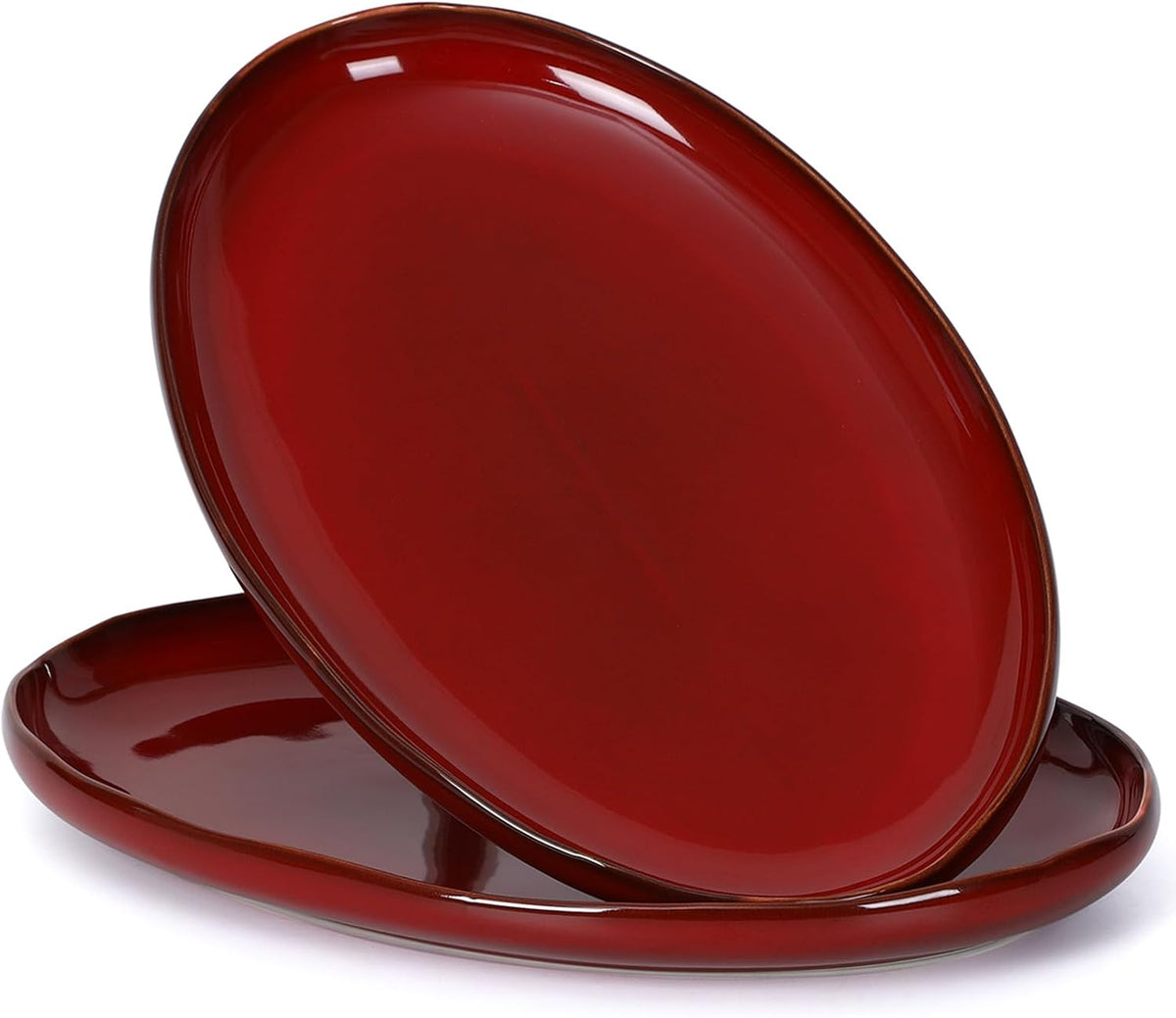 Ceramic Serving Platter Tray - Extra Large Oval 14.5 Inch Porcelain Dinner Plates Long Serving Dish Set - for Party