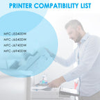 Compatible Replacement for Brother LC402XLBK LC402BK Ink Cartridge