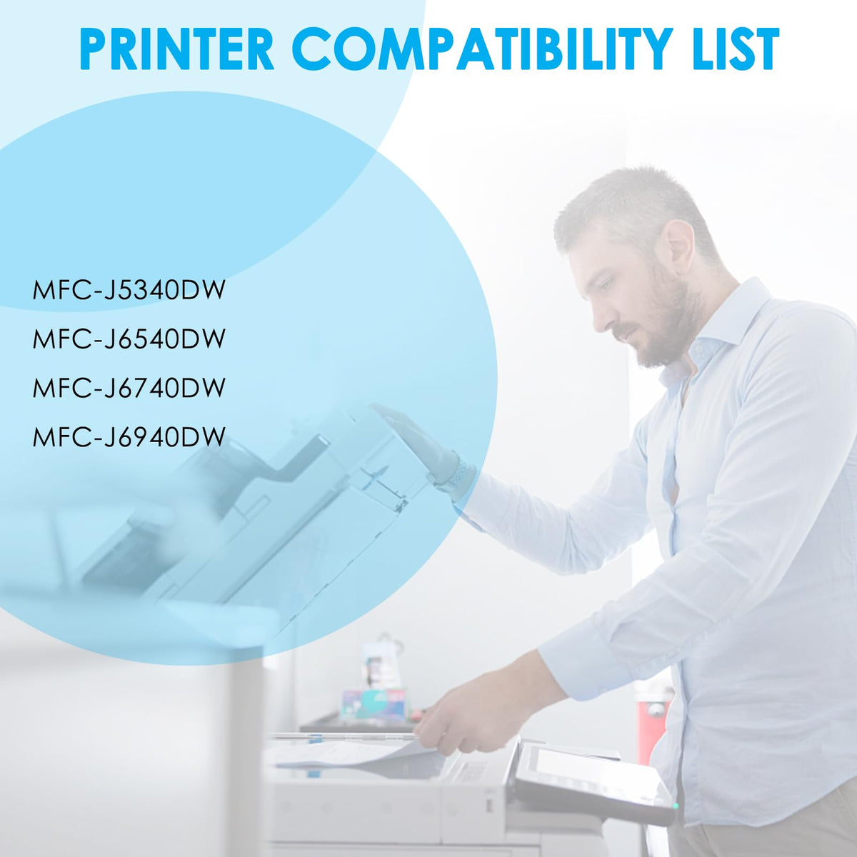 Compatible Replacement for Brother LC402XLBK LC402BK Ink Cartridge