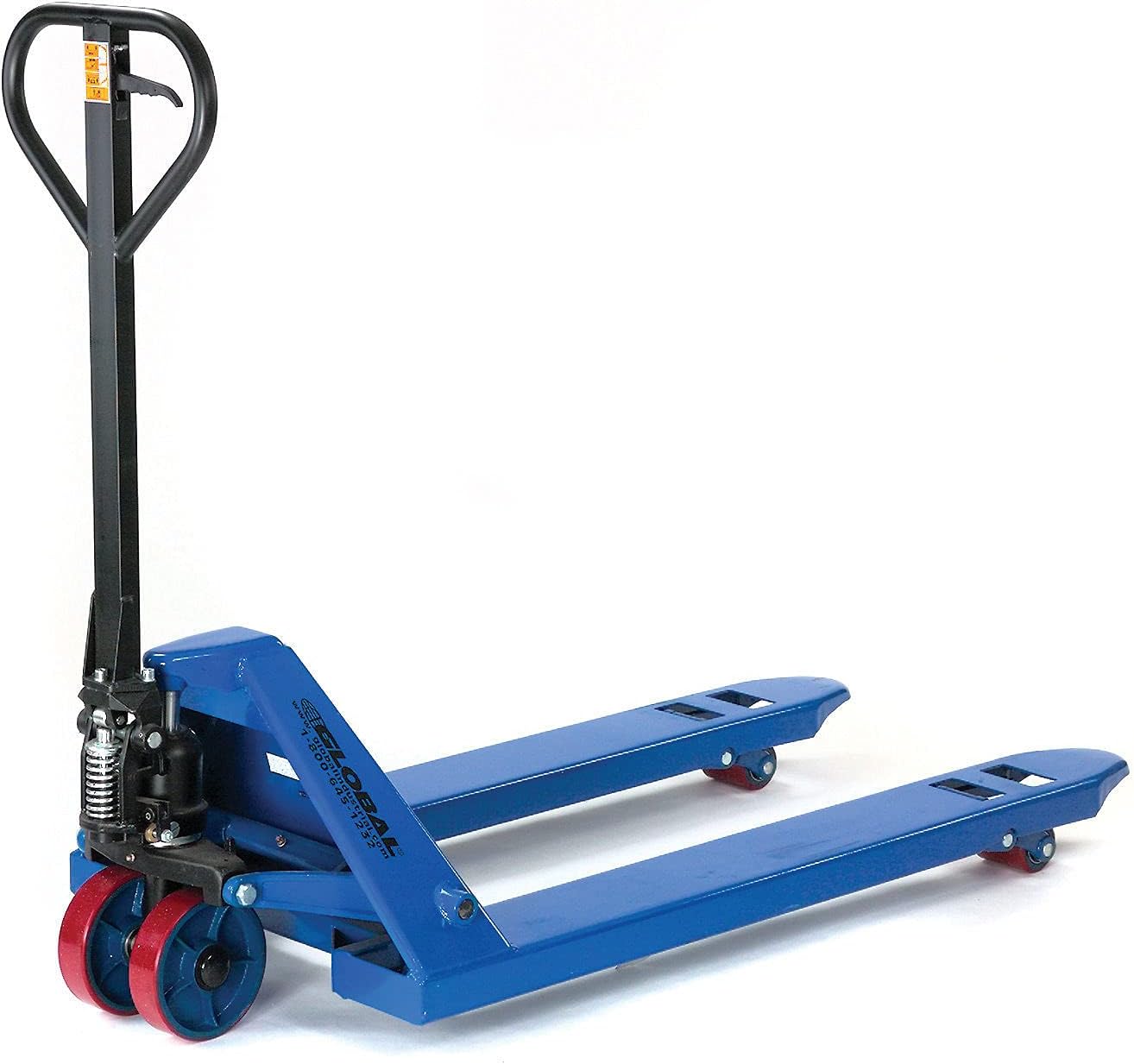 High Capacity Pallet Jack with 27" W x 48" L Forks | 6600 Lb. Capacity, Manual Duty Truck For Warehouse