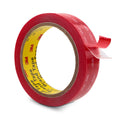 3M Double Sided Mounting Tape Heavy Duty 1''x15.4Ft 0.04in Thick Clear