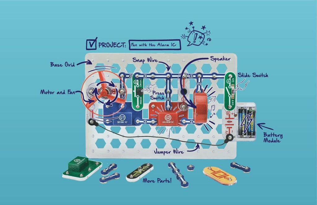 Elenco Snap Circuits Pro 500 in 1 Electronics Exploration Kit