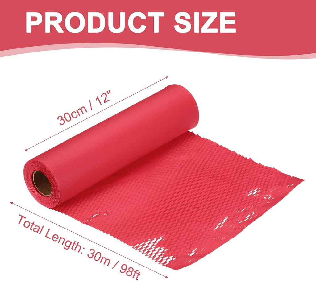 Honeycombs Packing Paper 12" x 98' Honeycombs Cushioning Wrap Roll