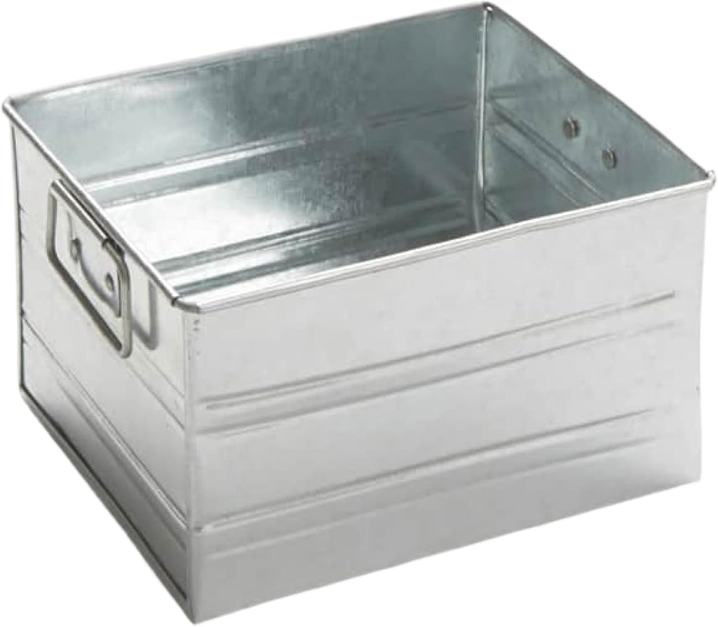 MTUB7 Galvanized Condiment Caddy, Galvanized, 7" Length, 5-3/4" Width, 4" Height