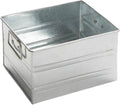 MTUB7 Galvanized Condiment Caddy, Galvanized, 7" Length, 5-3/4" Width, 4" Height
