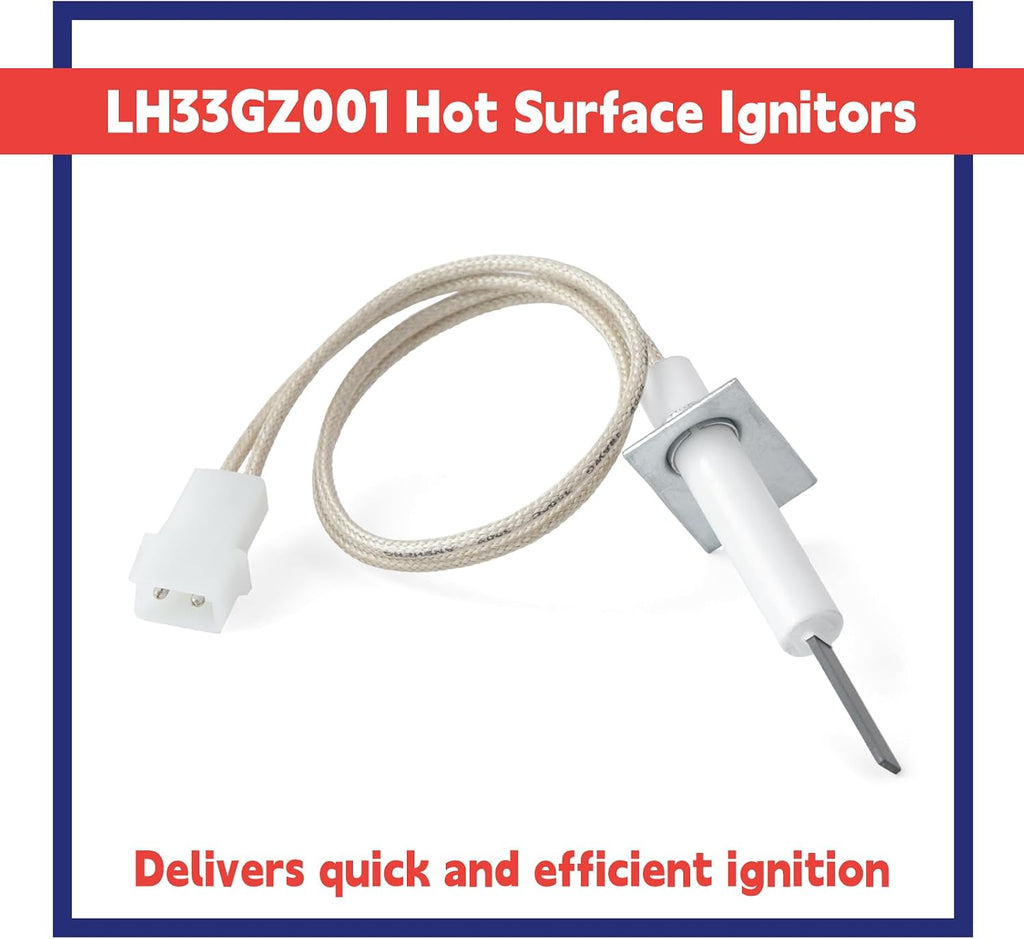 LH33GZ001 Hot Surface Ignitors Replacement for Carrier for Bryant for Payne Furnace, Replace LH33ZG001 1176919 789A-751A1 41-426N Silicon Nitride Igniters