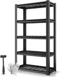 5-Tier Storage Shelves, 72" H Heavy Duty(3000LBS Capacity) Adjustable Garage Shelving, Metal Storage Utility Rack