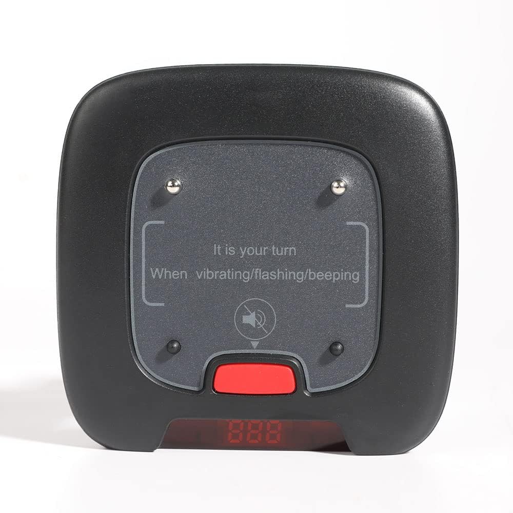 Restaurant Pager System Wireless Calling System 20 Pagers Beeper Buzzer Guest Customer Queue Pagers for Food Truck