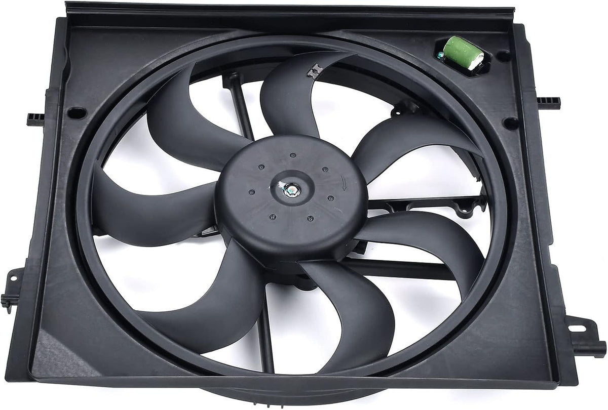 Radiator Cooling Fan Compatible with 2017-2022 Nissan Rogue Sport 2.0L