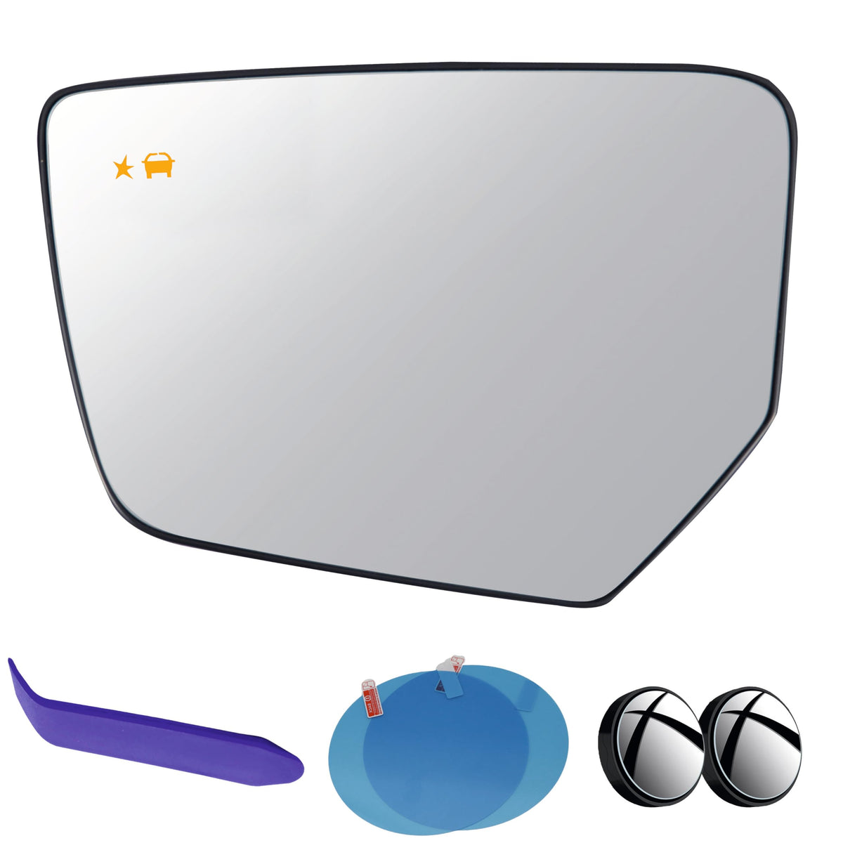 Driver Side Mirror Glass Compatible with Chevrolet Impala 2014-2020