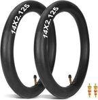 2 Pack 14x2.125 Bike Inner Tube for Jetson Bolt Pro Replacement Bicycle Tubes with Angled Valve Stem for Gotrax Electric Scooters E-Bike and 14-Inch Bike 14x1.75 14x1.9 14x1.95 14x2.0 14x2.10 14x2.125