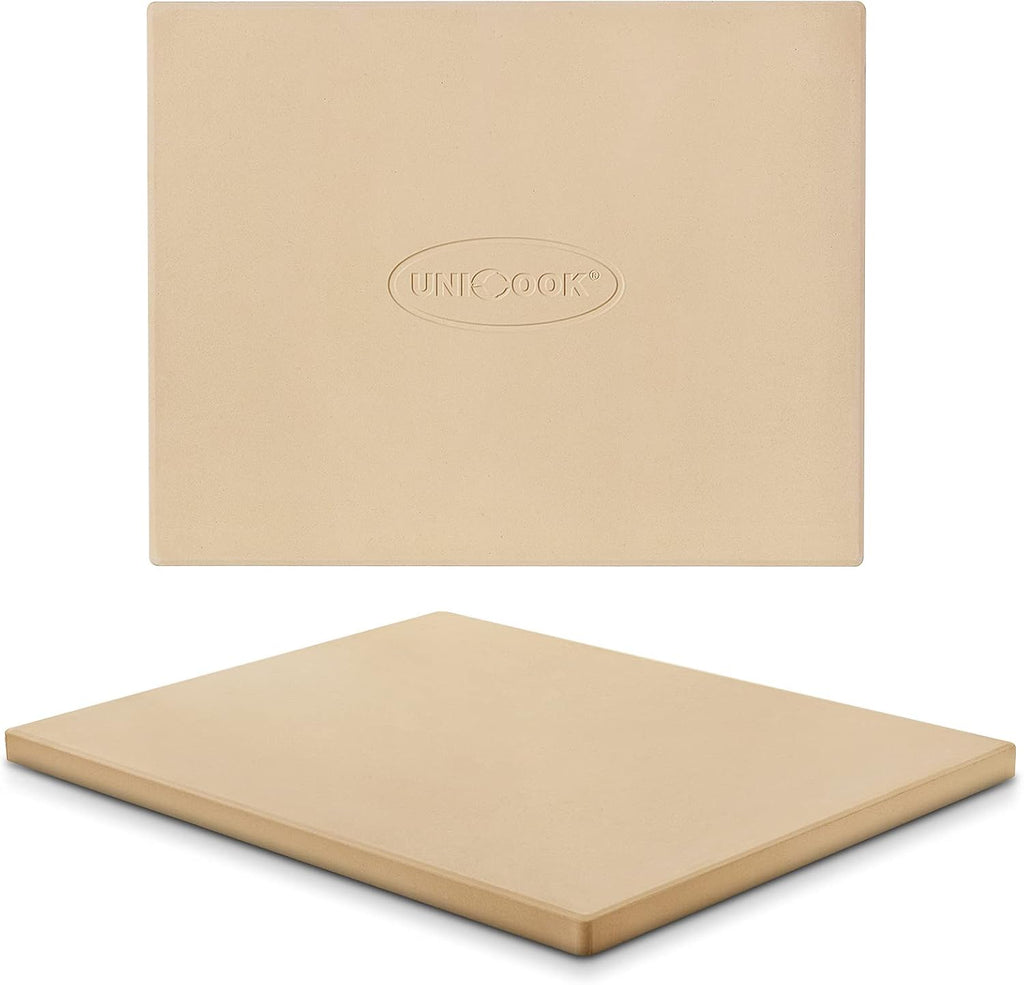 15 x 12 Inch Rectangular Pizza Stone for Oven and Grill, 6.8 Lbs
