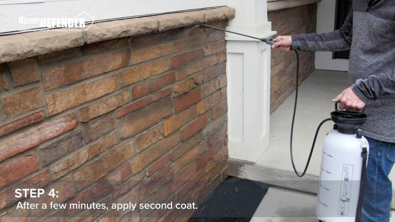 All Purpose Brick Stone & Concrete Sealer - Transparent Penetrating Waterproof Coating for Outdoor Masonry Surfaces
