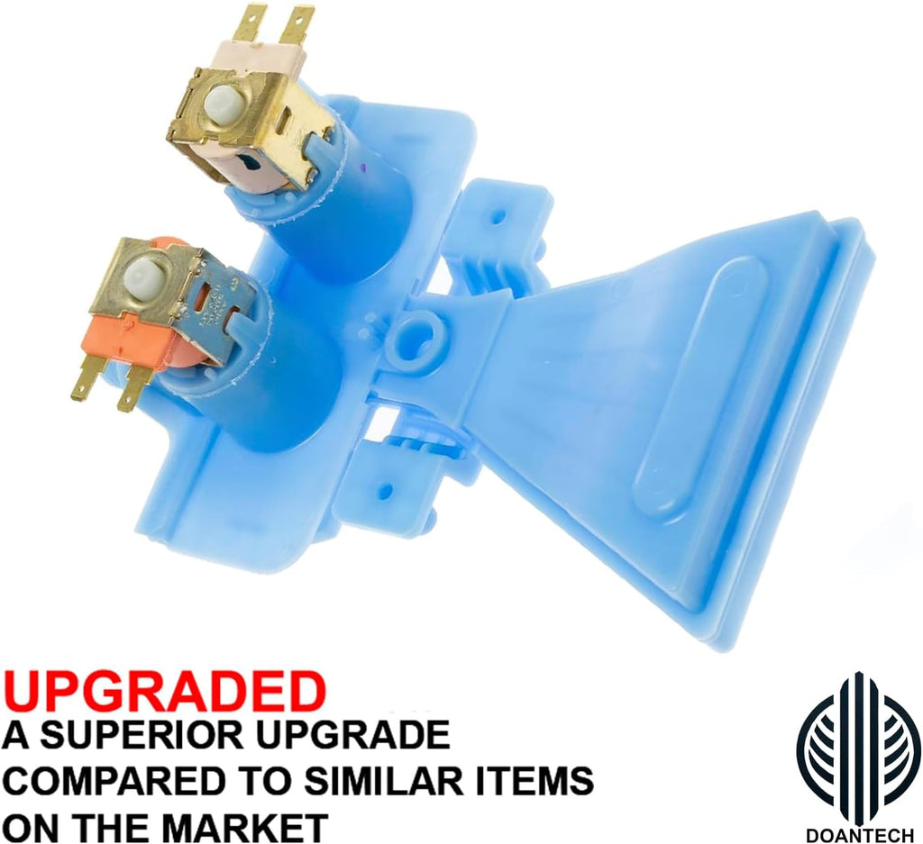 Upgraded Washer Water Inlet Valve Assembly Replacement for GE GTW490ACJ2WS GTW490ACJ2WW GTW490ACJ3WS GTW490ACJ3WW GTW490ACJ4WS GTW490ACJ4WW GTW490ACJ5WS GTW490ACJ5WW GTW500ASN0WS