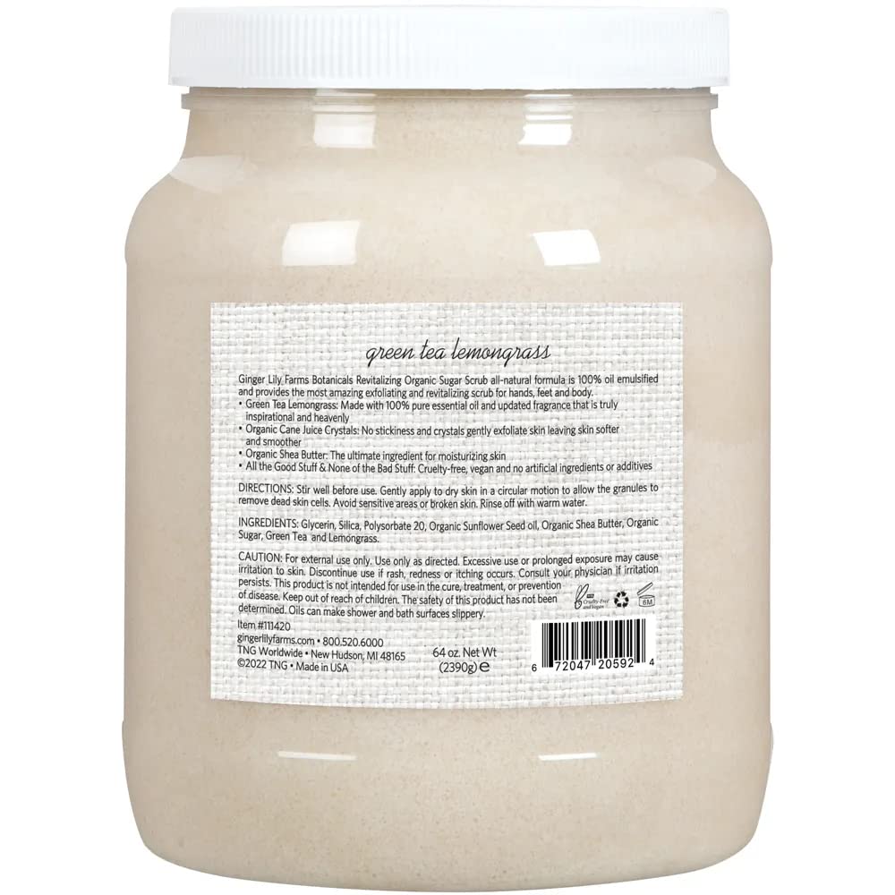 Botanicals Organic Sugar Scrub, 64oz, Island Tranquility
