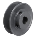 uxcell BK28-5/8 V-Belt Sheave 5/8" Bore, 2.95" OD, Single Groove Web Sheave