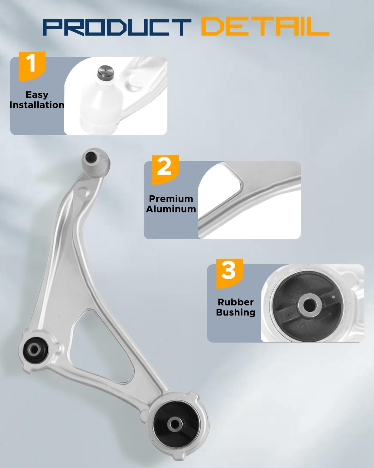 2Pc Control Arm Kit Fit for Nissan Altima Sedan 2013-2014