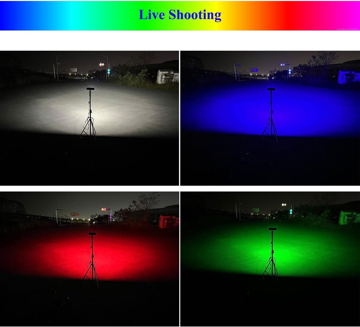 RGBW LED Spreader Lights for Boat, Waterproof Deck/Dock Lights
