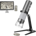 4K Digital Microscope for iPhone Android Phone and Windows Mac PC | 3840x2160p Wireless Handheld Microscope Camera