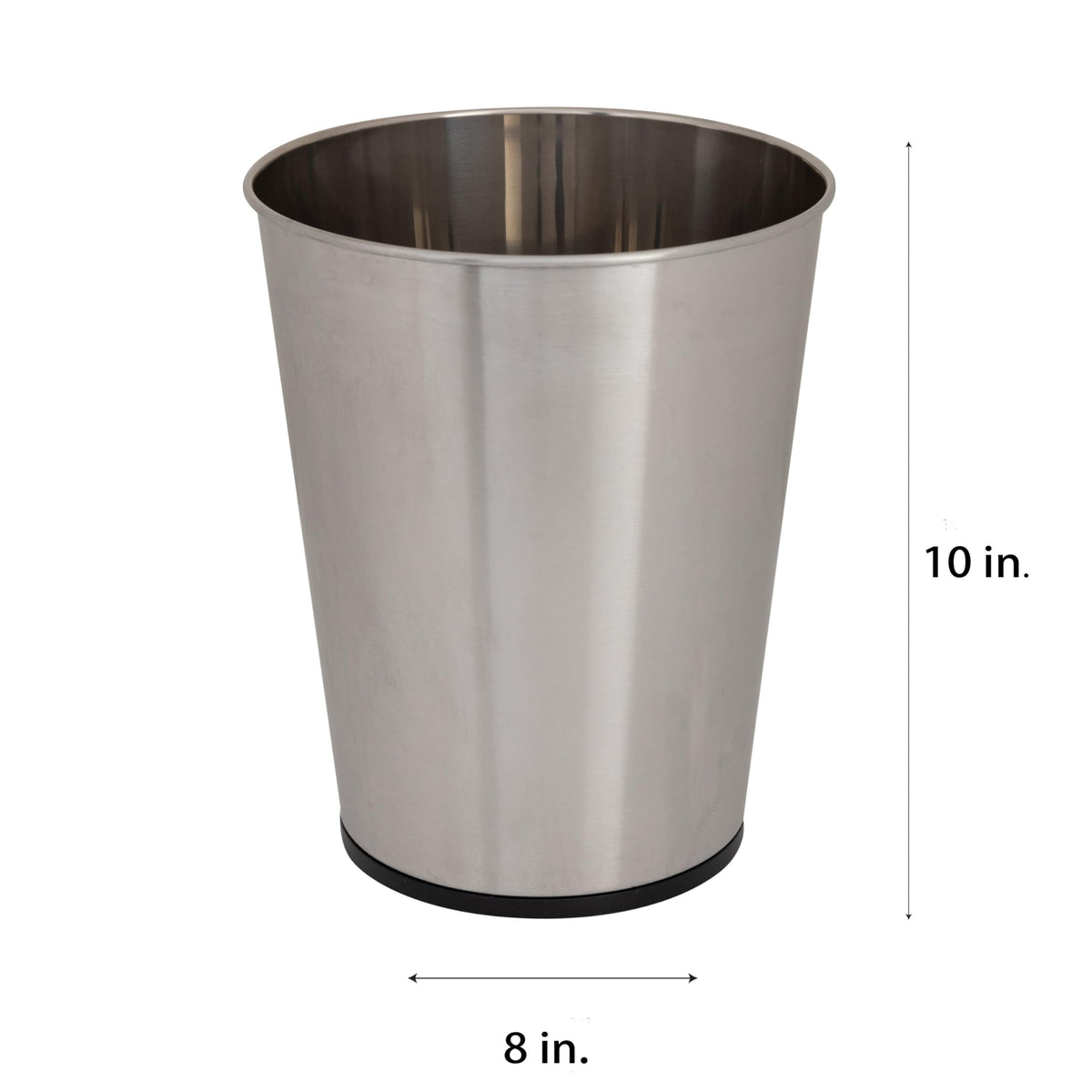 5 Liter Small Wastebasket | 2 Pack | Round Open Top | Trash Can | Bathroom | Bedroom | Kitchen | Office | Dorm |