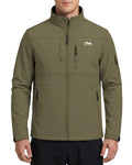 Men's Lightweight Softshell Jacket Fleece Lined Windbreaker Outdoor