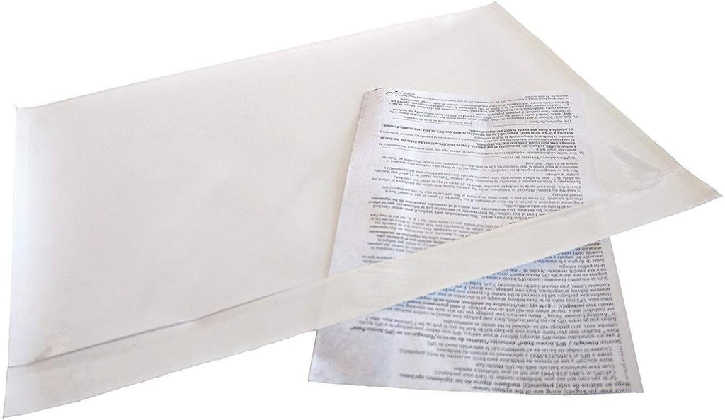 6" x 9" Clear Adhesive Top Loading Packing List Shipping Label Envelopes (500-Pack)