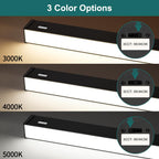 8FT LED Linear Light, 100W 3000K/4000K/5000K, 2 Pack