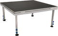 PS02 4 X 4 Portable Stage Platform Modular System with Height Adjustable Riser (24" - 39")