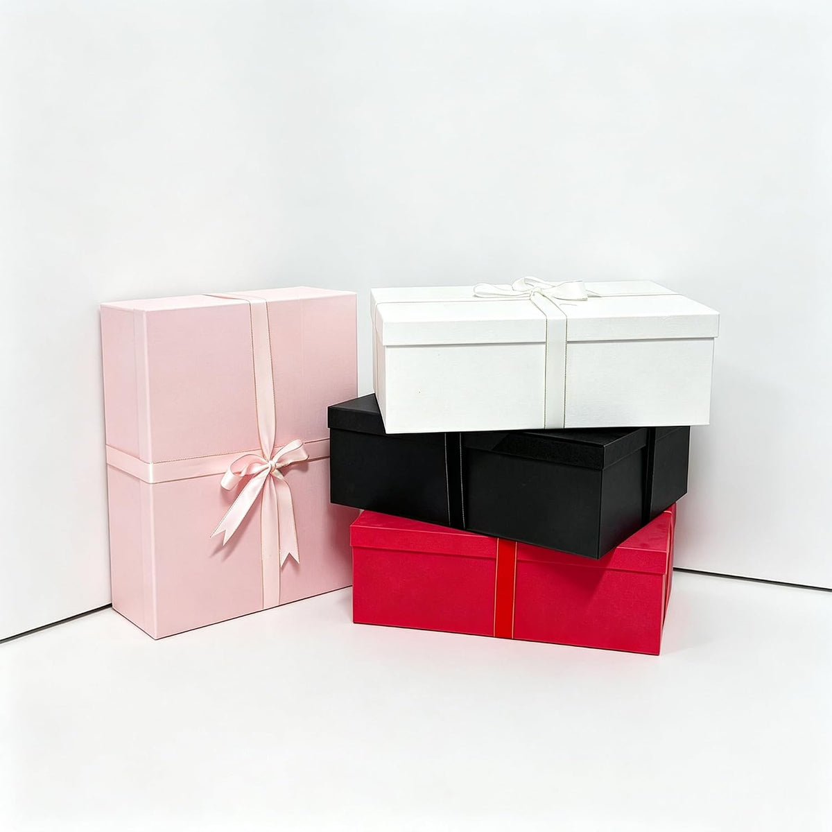 Large White Gift Box with Lid 16.5x13x5.5 inches